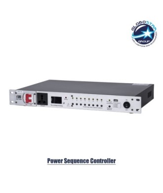 GloboStar® FDB PSC-1082 98022 Power Sequence Controller - Επαγγελματικός Ελεγκτής Ακολουθίας Ισχύος Power Management SMT Technology - USB Charger - RS232 Control Interface-RS485 Cascade - AC 85~265V-40-60Hz 60Α - IP20 - Ασημί - Μ48.3 x Π28 x Υ5.5cm